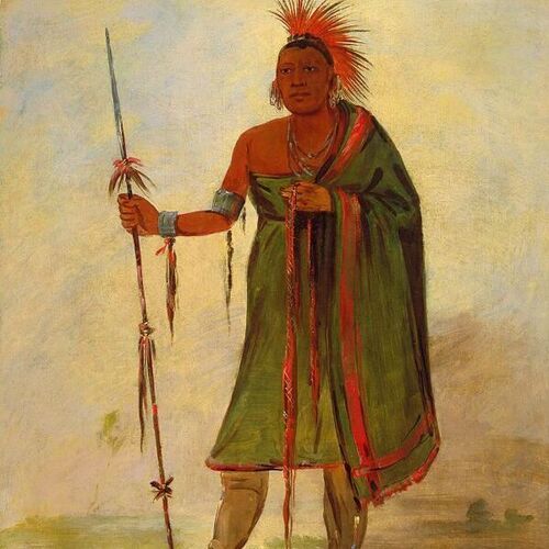 Wash-ím-pe-shee, Madman, a Distinguished Warrior