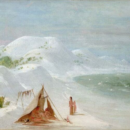 White Sand Bluffs, on Santa Rosa Island, Near Pensacola