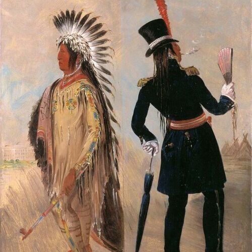 Wi-jún-jon, Pigeon’s Egg Head (The Light) Going To and Returning From Washington