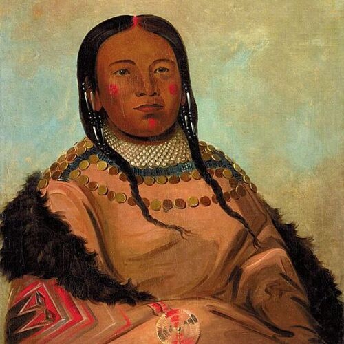 Wi-lóoh-tah-eeh-tcháh-ta-máh-née, Red Thing That Touches in Marching, Daughter of Black Rock