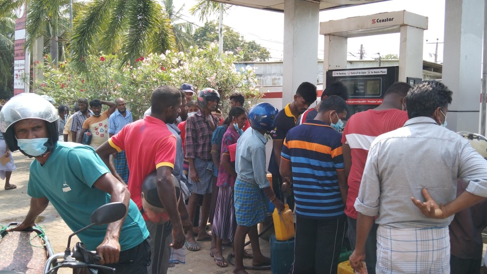 மண்ணெண்ணெய் விநியோகம் பளையில் இன்று