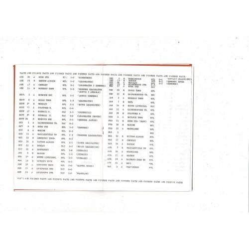 1983 Grantham v Scunthorpe United Lincolnshire Cup Final Football Programme