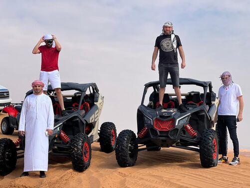 Evening Red Dune Desert Safari 🌅🏜️ With BBQ Dinner 🍽️🔥