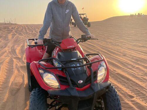 Evening Red Dune Desert Safari 🌅🏜️ With BBQ Dinner 🍽️🔥