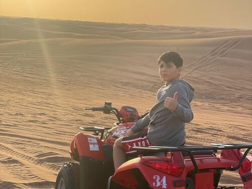 Evening Red Dune Desert Safari 🌅🏜️ With BBQ Dinner 🍽️🔥