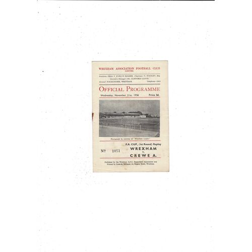Crewe Alexandra Away Football Programmes