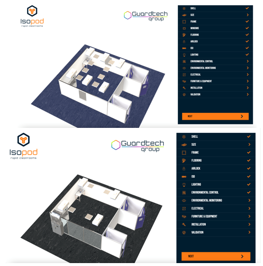 Guardtech launch "build your own cleanroom" configurator tool