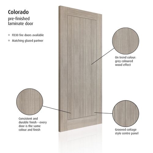 Colorado Double Pocket Doors