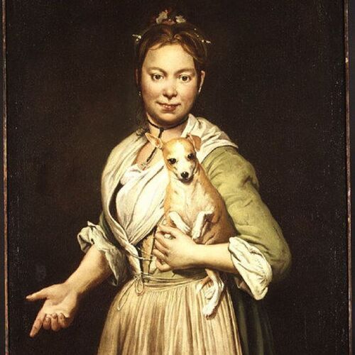 A Woman with a Dog