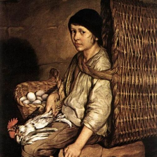 Boy with a Basket