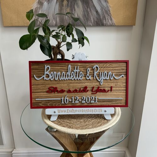 She said Yes ! Engagement gift