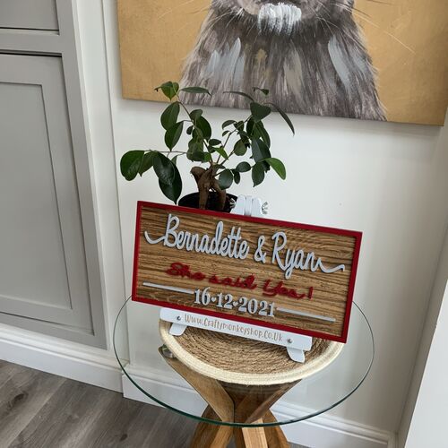 She said Yes ! Engagement gift