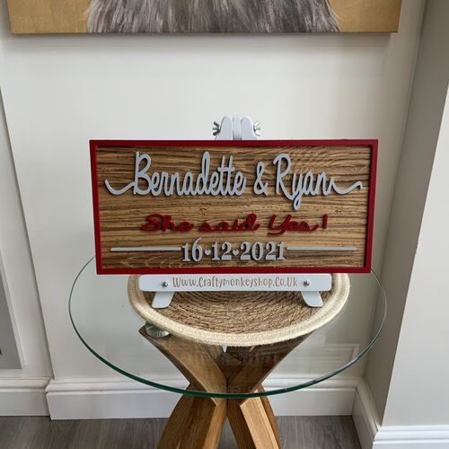 She said Yes ! Engagement gift