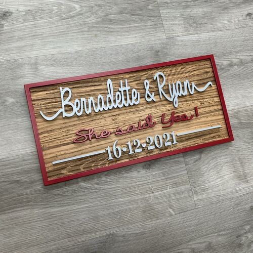 She said Yes ! Engagement gift