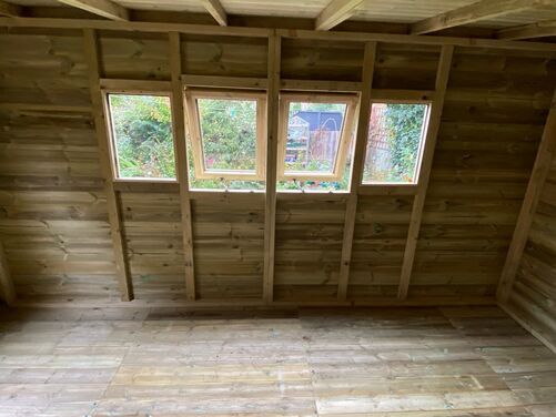 #001 16x10 Pent with Log Store