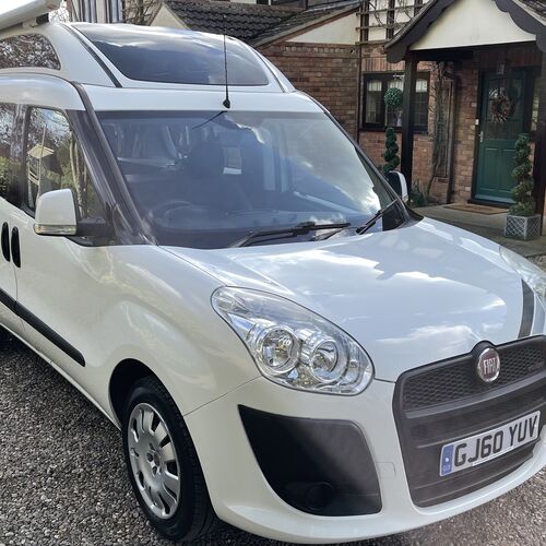 Dec 2010 (60)reg Fiat Doblo 2.0 M-Jet Diesel Camper Van 2 Berth PRO conversion