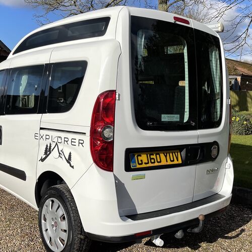 Dec 2010 (60)reg Fiat Doblo 2.0 M-Jet Diesel Camper Van 2 Berth PRO conversion