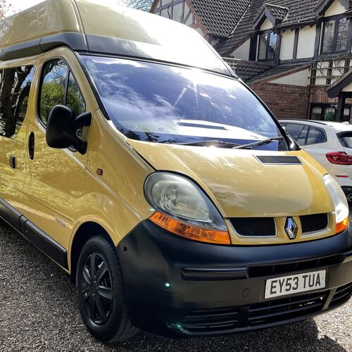 2003(53)reg Renault Trafic 1.9DCi Camper Van 2 Berth Rare Yellow Nice Conversion