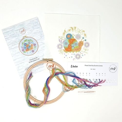 My Embroidery Kit - Floral Snail