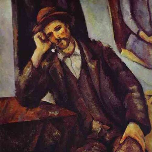 Man Smoking a Pipe