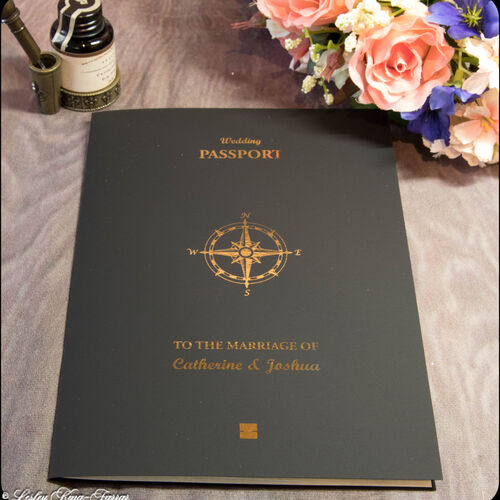 Passport Wedding Invitation