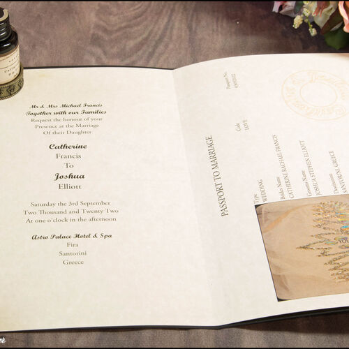 Passport Wedding Invitation