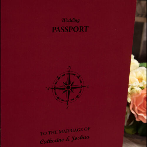 Passport Wedding Invitation