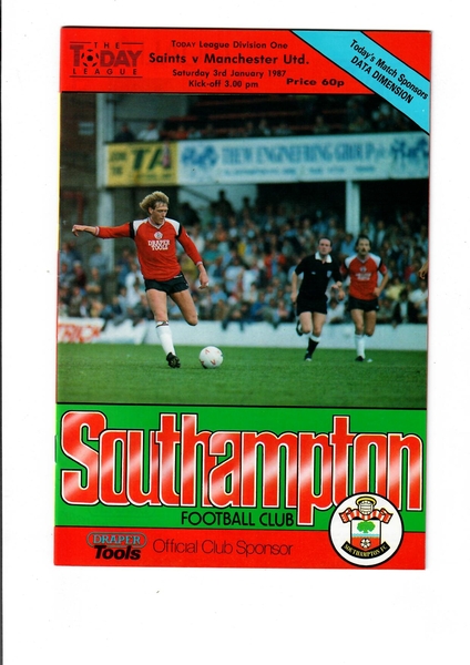 Saints v Manchester United 1987
