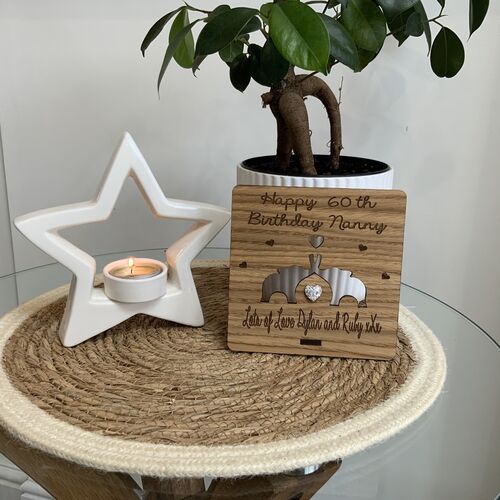 Happy birthday plaque