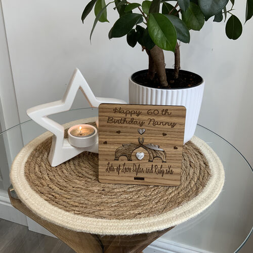 Happy birthday plaque