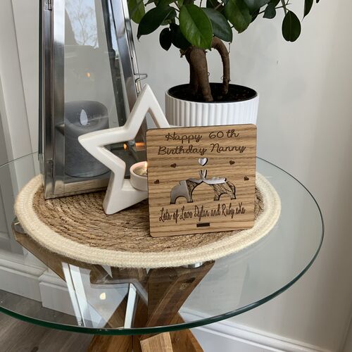 Happy birthday plaque