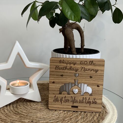 Happy birthday plaque