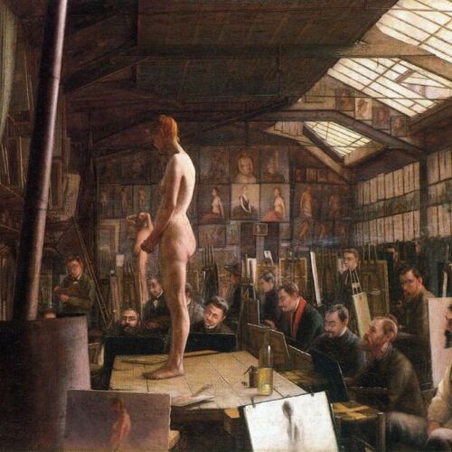 Bouguereau's Atelier at the Académie Julian, Paris