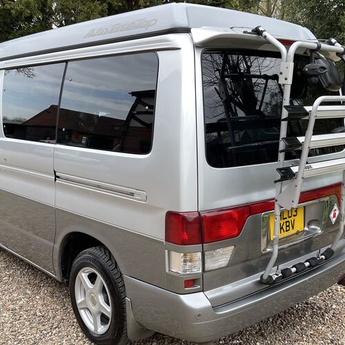 (03)reg Mazda Bongo 2.5TD Camper Van 4 Berth Silver Grey Electric Roof