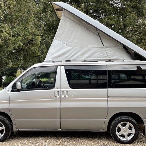 (03)reg Mazda Bongo 2.5TD Camper Van 4 Berth Silver Grey Electric Roof