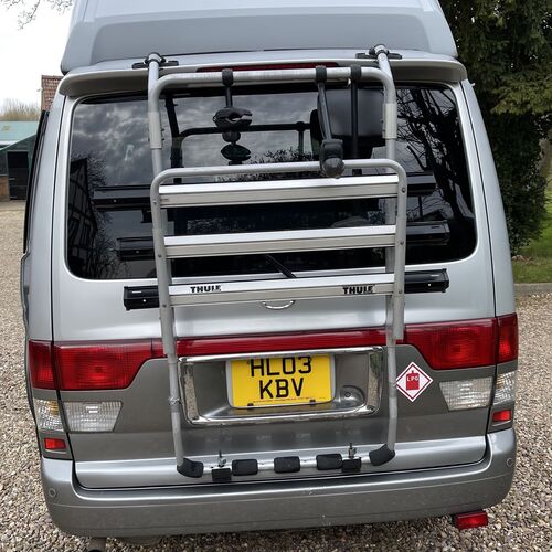 (03)reg Mazda Bongo 2.5TD Camper Van 4 Berth Silver Grey Electric Roof