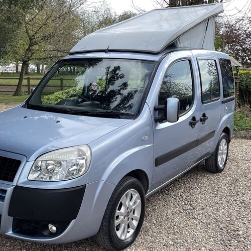 2009 (09)reg Fiat Doblo 1910cc Micro Camper Van 2 Berth Pro Conversion