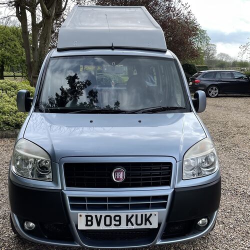 2009 (09)reg Fiat Doblo 1910cc Micro Camper Van 2 Berth Pro Conversion