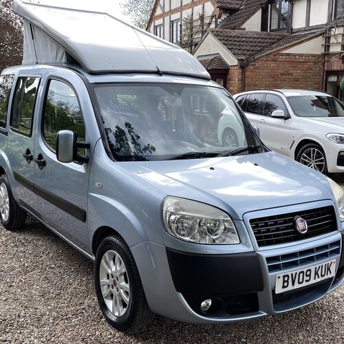 2009 (09)reg Fiat Doblo 1910cc Micro Camper Van 2 Berth Pro Conversion