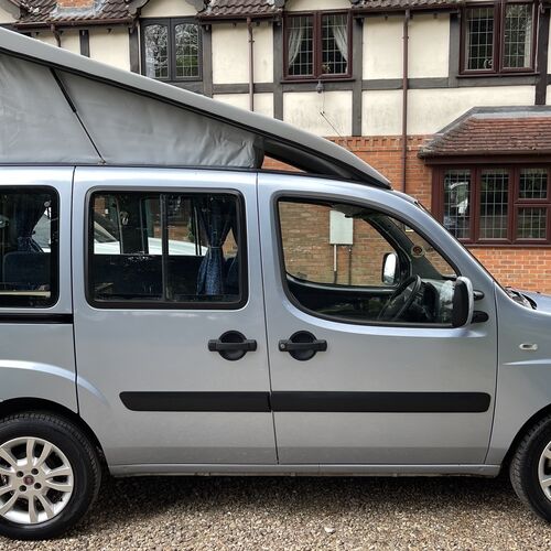 2009 (09)reg Fiat Doblo 1910cc Micro Camper Van 2 Berth Pro Conversion