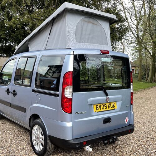2009 (09)reg Fiat Doblo 1910cc Micro Camper Van 2 Berth Pro Conversion