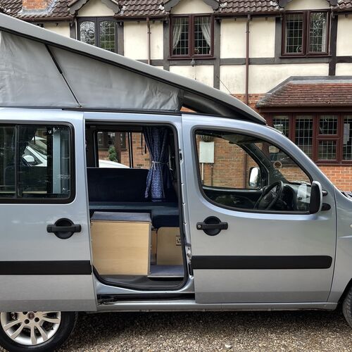 2009 (09)reg Fiat Doblo 1910cc Micro Camper Van 2 Berth Pro Conversion