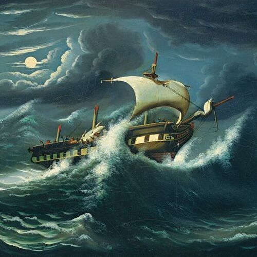 Storm-Tossed Frigate