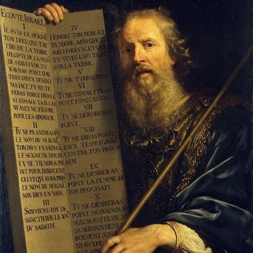 Moses with the Ten Commandments