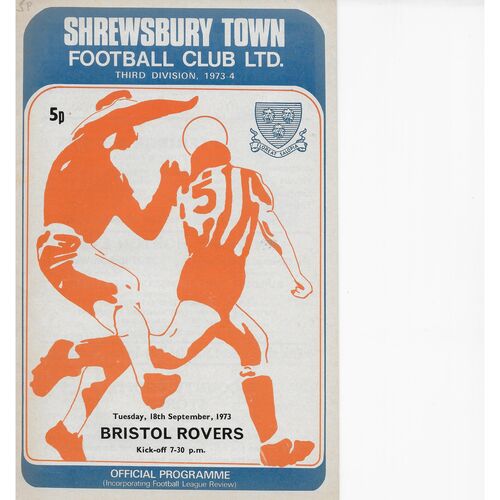 Bristol Rovers Away Football Programmes