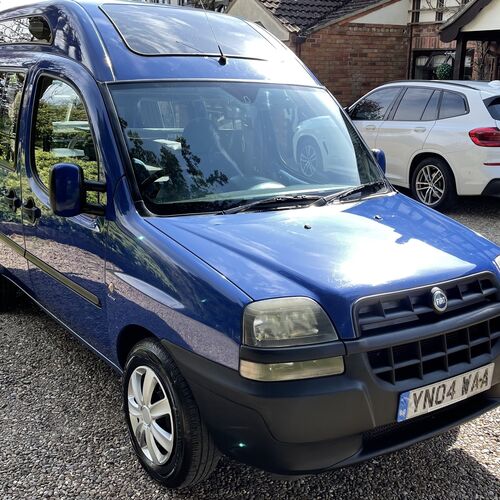 2004 (04)reg Fiat Doblo Micro Camper Van 1.9 JTD 2 Berth Blue Good Spec