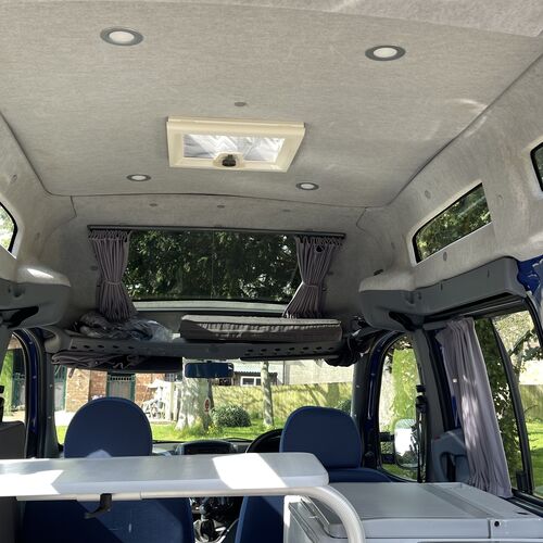 2004 (04)reg Fiat Doblo Micro Camper Van 1.9 JTD 2 Berth Blue Good Spec