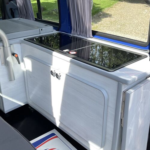 2004 (04)reg Fiat Doblo Micro Camper Van 1.9 JTD 2 Berth Blue Good Spec