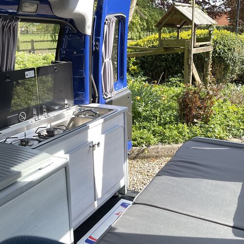 2004 (04)reg Fiat Doblo Micro Camper Van 1.9 JTD 2 Berth Blue Good Spec