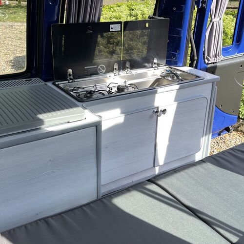 2004 (04)reg Fiat Doblo Micro Camper Van 1.9 JTD 2 Berth Blue Good Spec